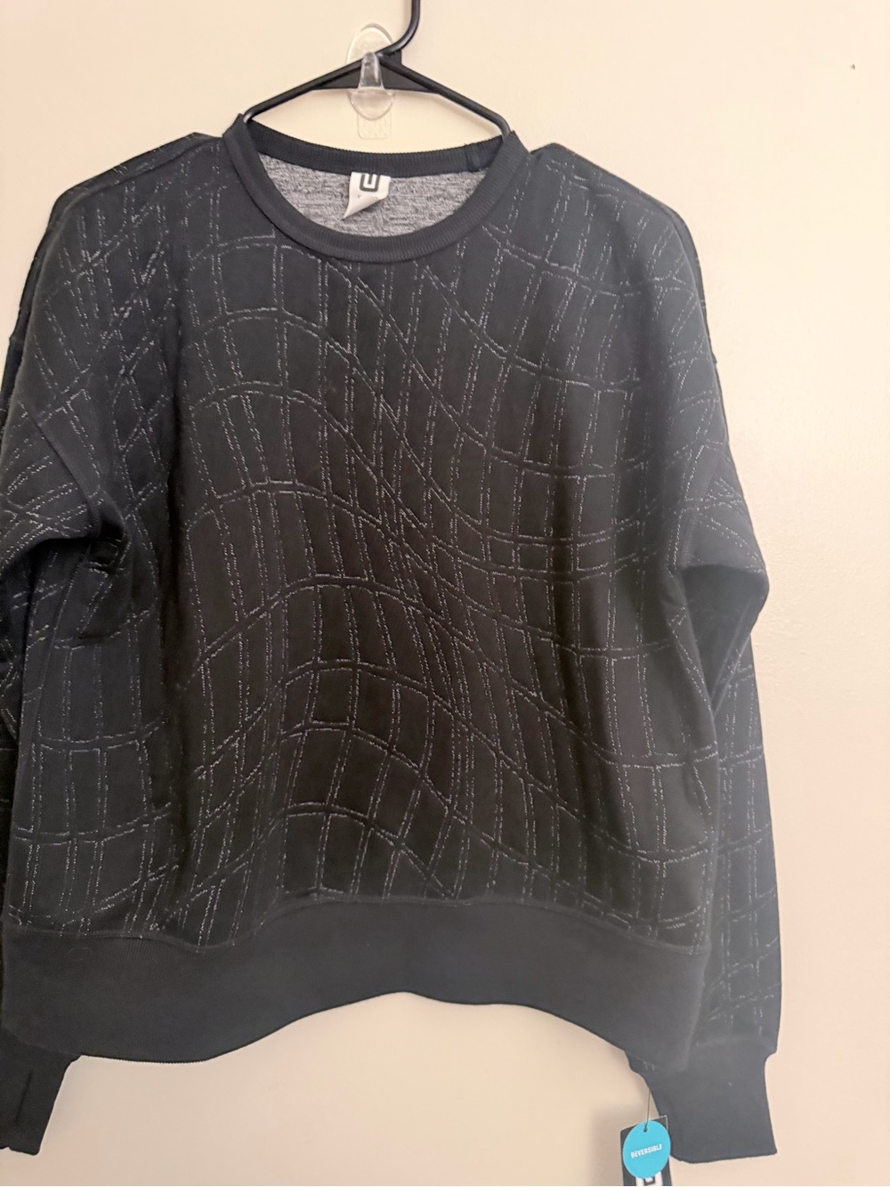 Women's Quilted Reversible Crewneck Sweatshirt